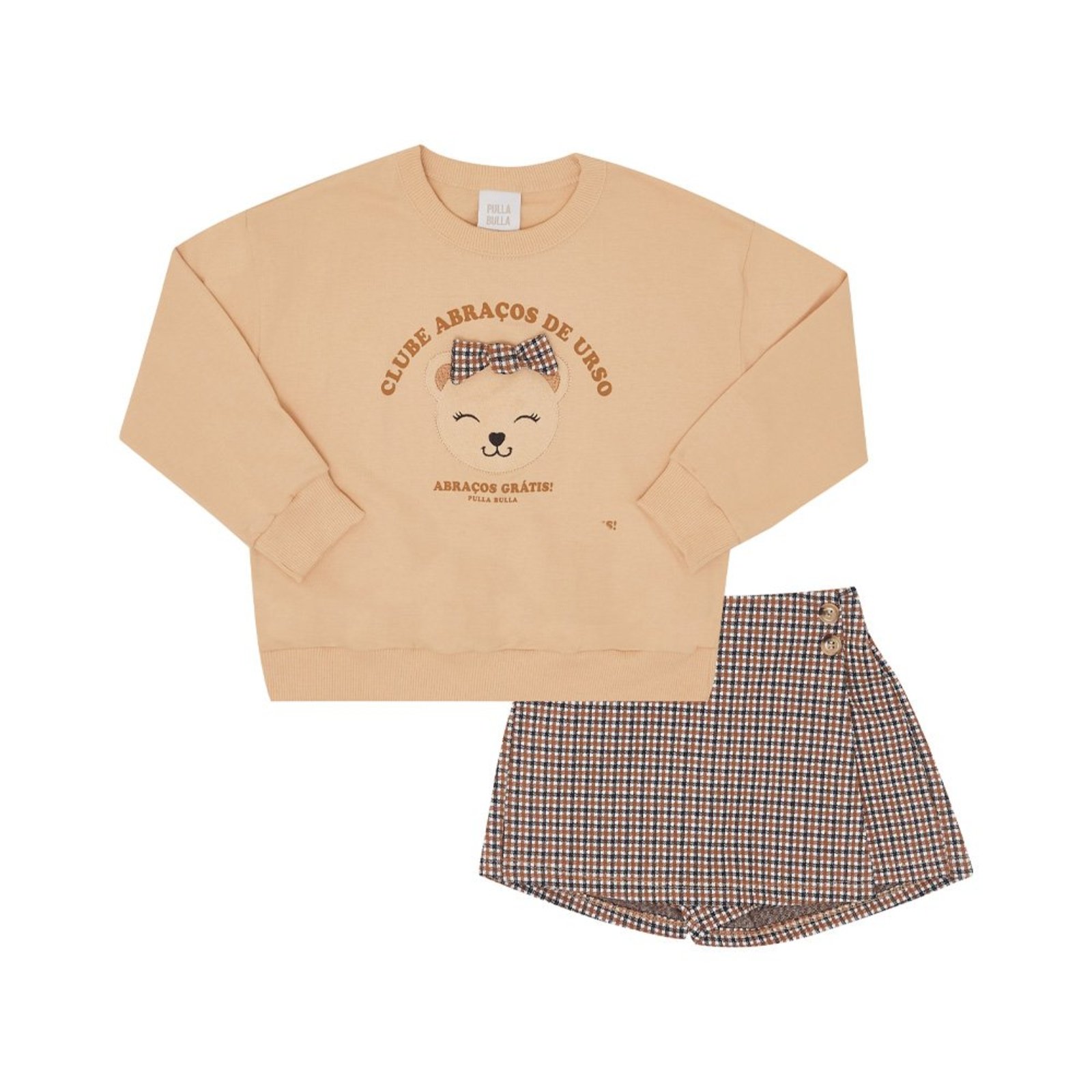 Infantil - Conjunto Primeiros Passos Menina - Avela - 50218-1288 Bege
