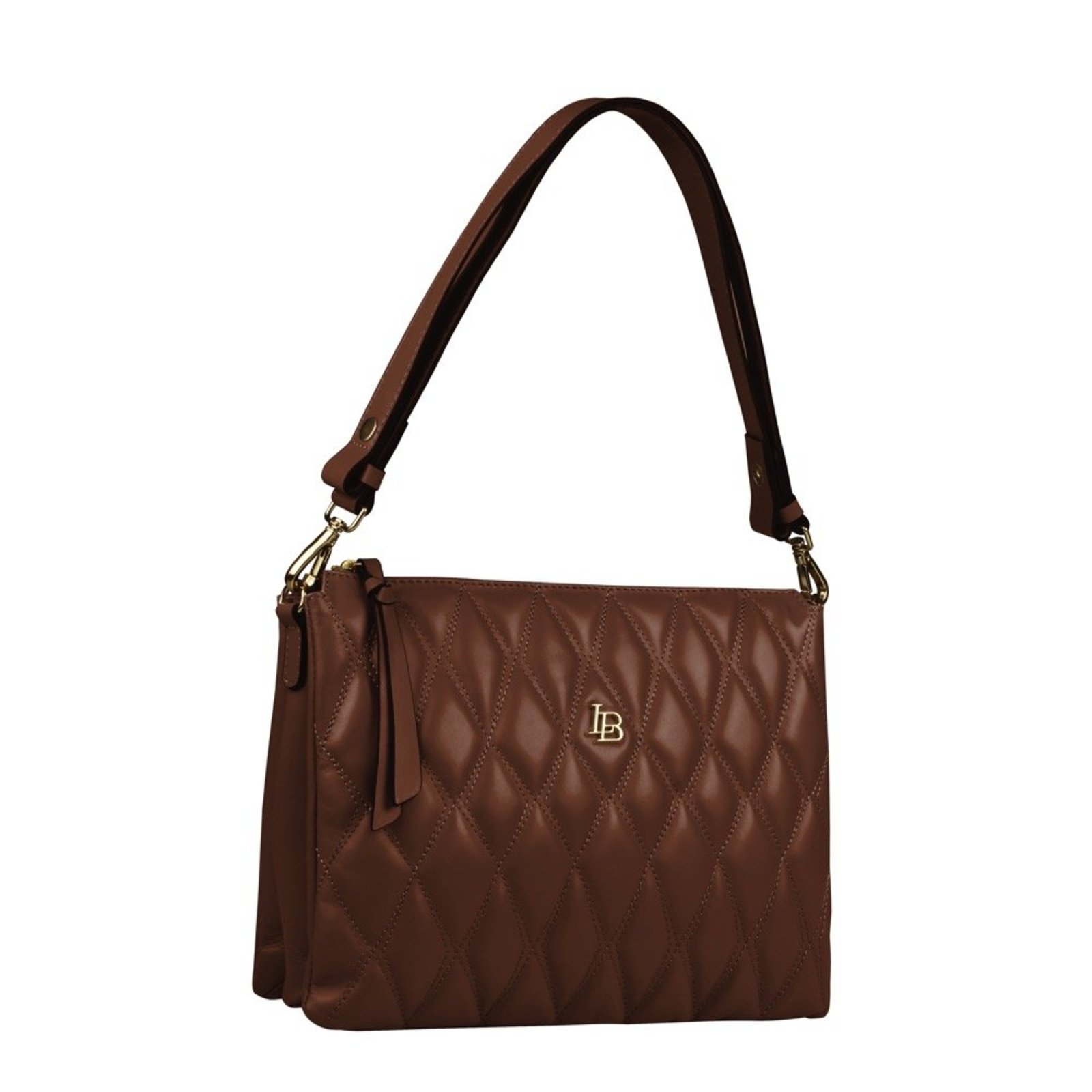 Bolsa Média Linea Bella 6099 Marrom Escuro