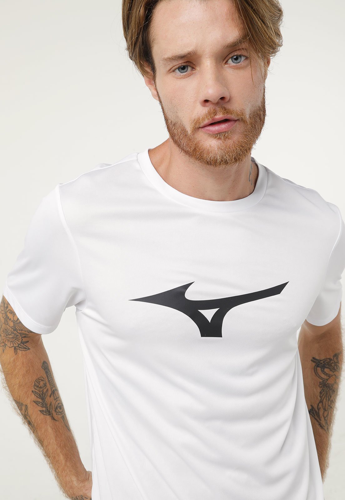 Camiseta Mizuno Run Spark Branca
