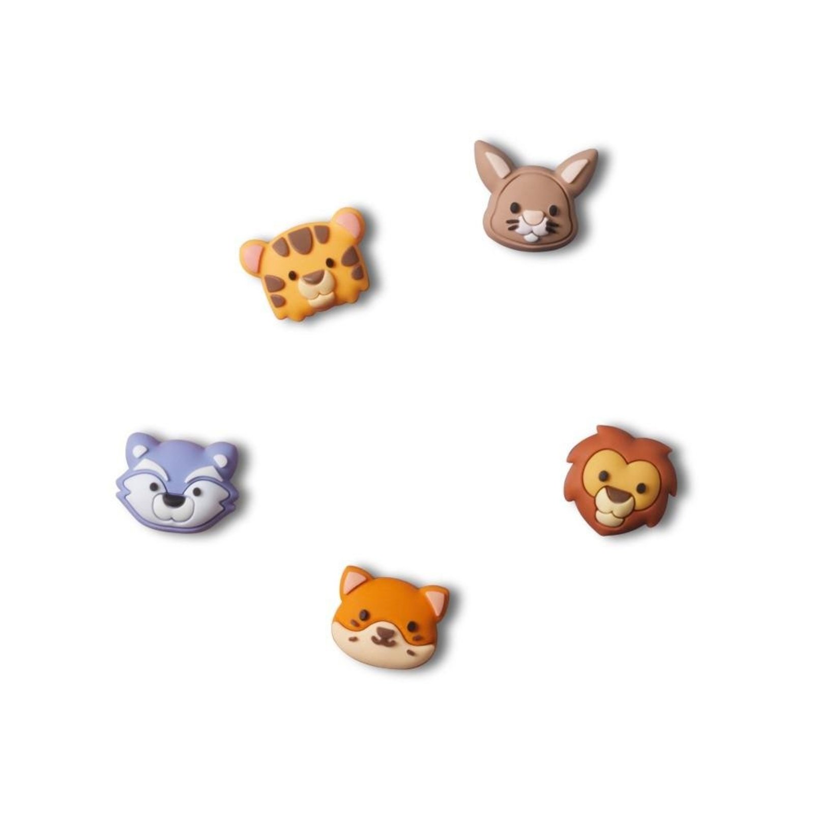 Infantil - Jibbitz™ Animais Adolescentes Pack com 5 Peças UNICO Branco