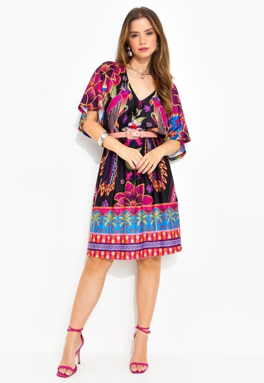 Vestido Em Malha Fria Preto Quintess