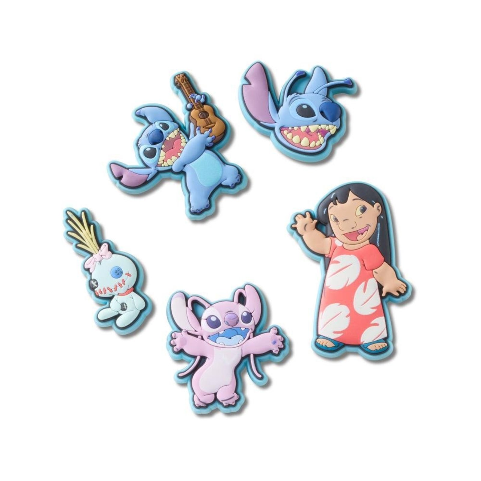 Infantil - Jibbitz™ Stitch Personagens Pack Com 5 Peças Único Branco