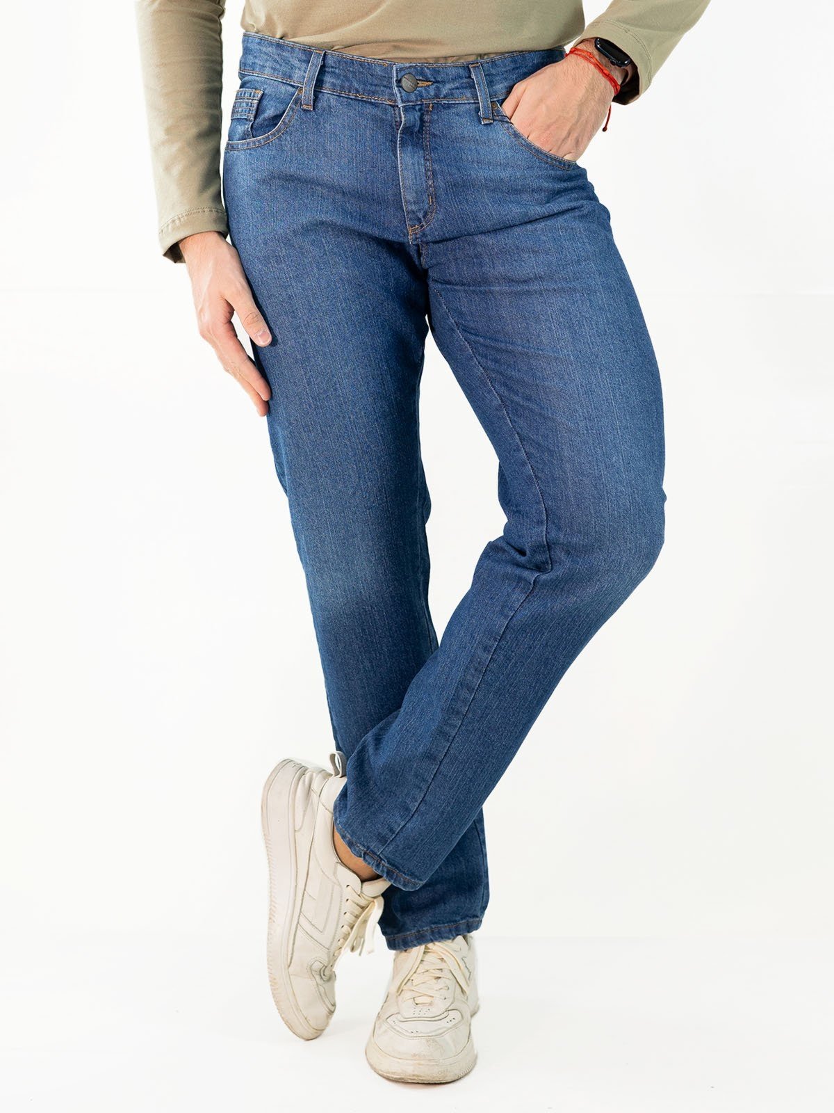 Calça Slim Masculina Jeans Tradicional Algodão Anticorpus