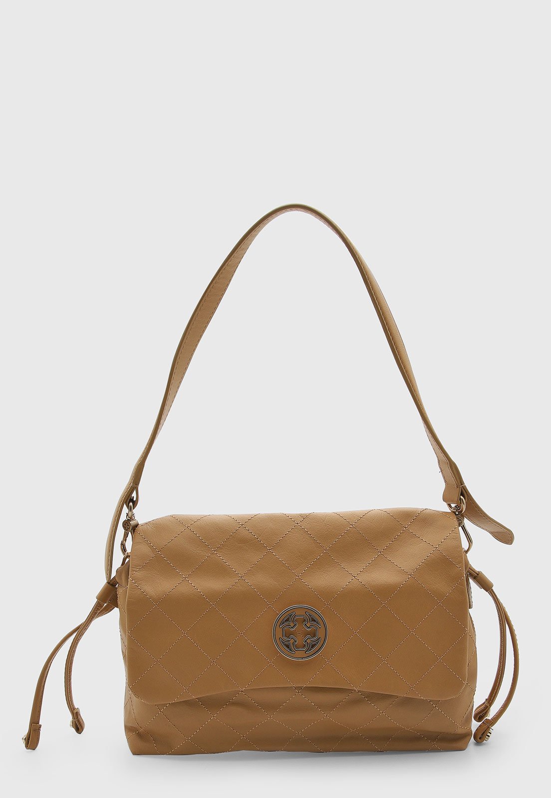 Bolsa Feminina Capodarte Média Couro Caramelo