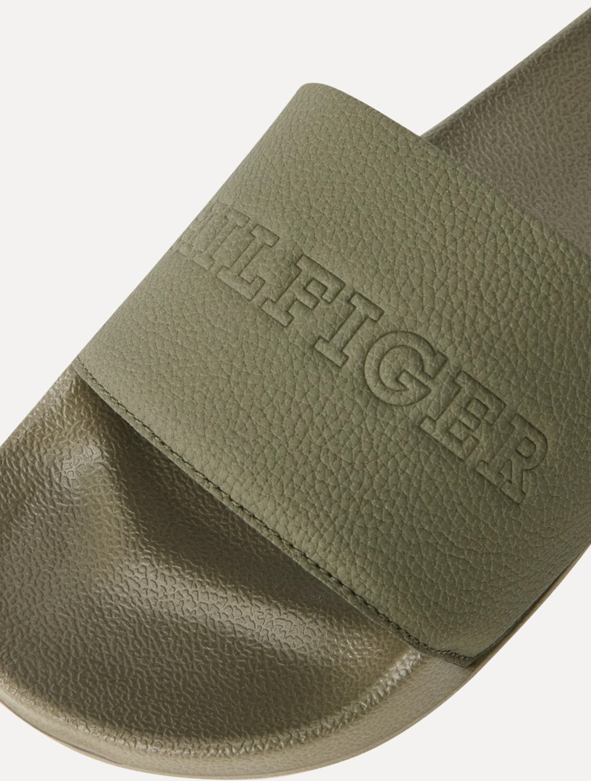 Vista 3 Chinelo Tommy Hilfiger Print Tumble Pool Slide verde militar Tommy Hilfiger verde militar