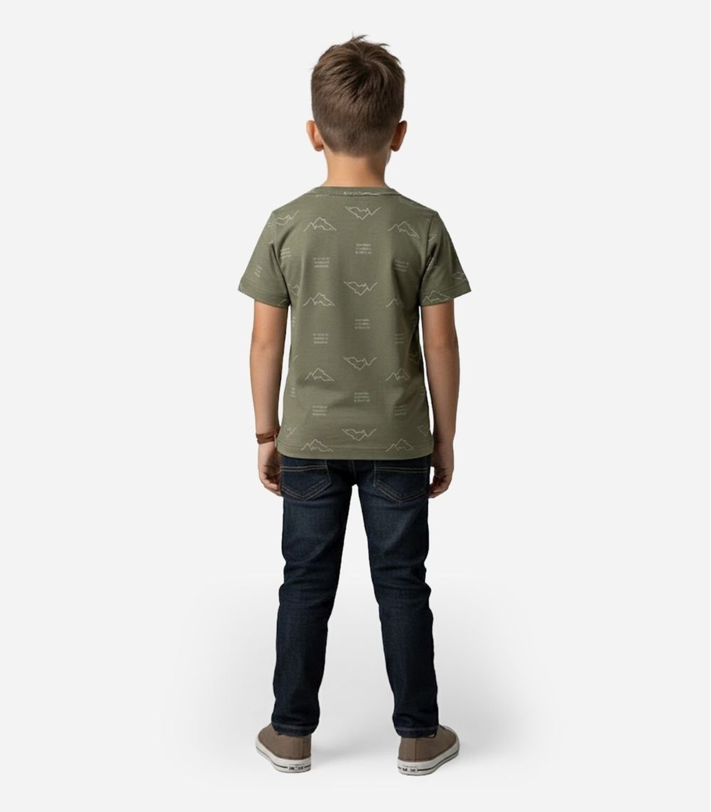 Vista 3 Infantil - Camiseta Menino Animais Infinita Cor azul INFINITA COR azul