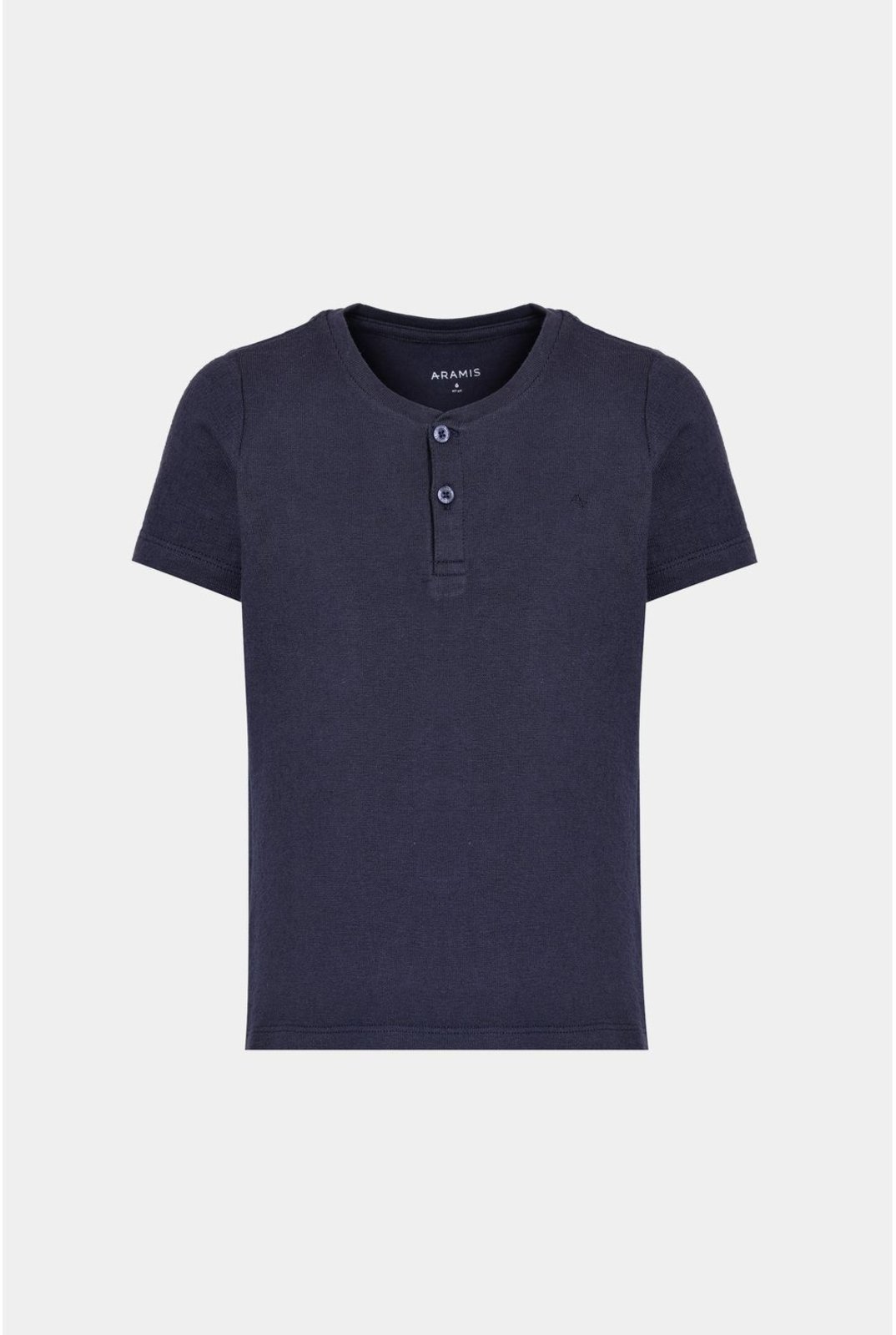 Infantil – Camiseta Aramis Manga Curta Portuguesa Malha Tricot Navy