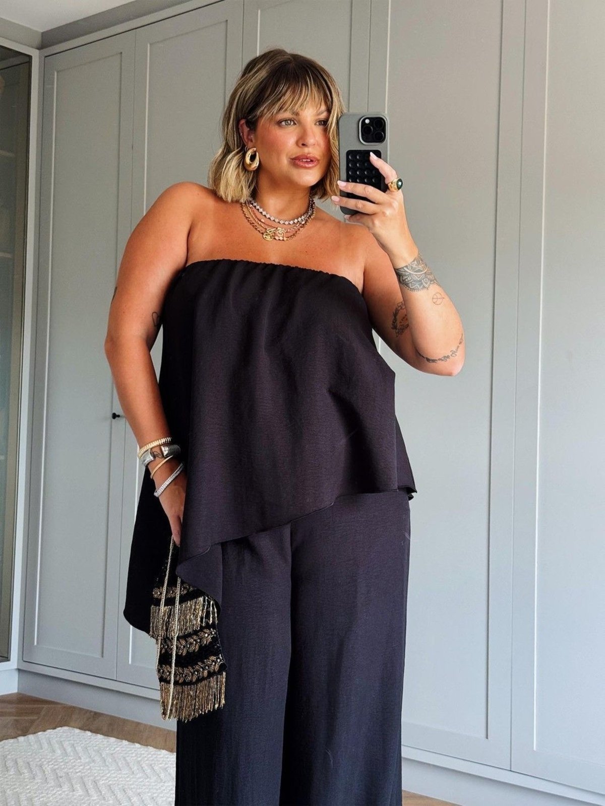 Blusa Tomara que Caia Juliana PRETO – Preto – in love