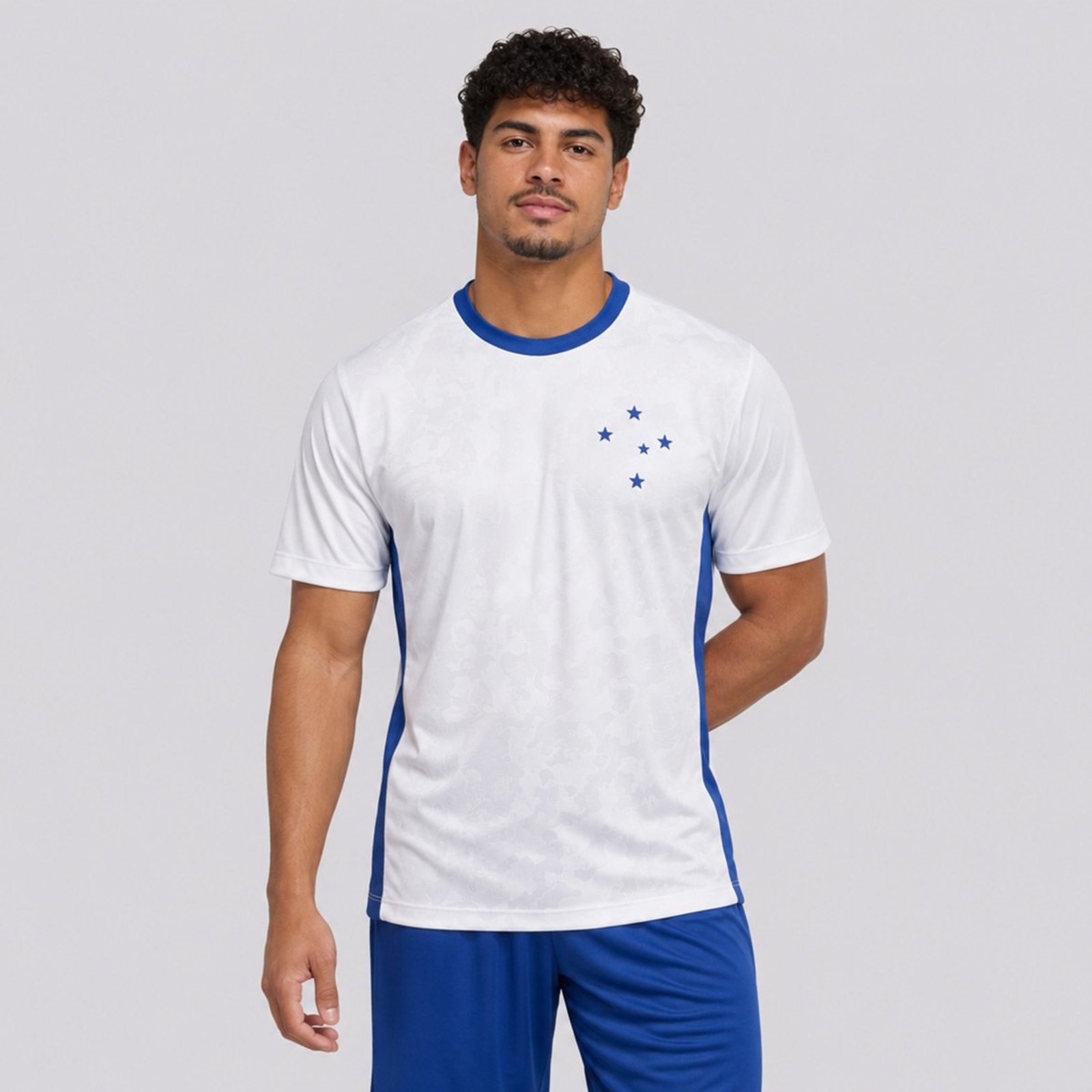 Camisa Cruzeiro Liso Branca