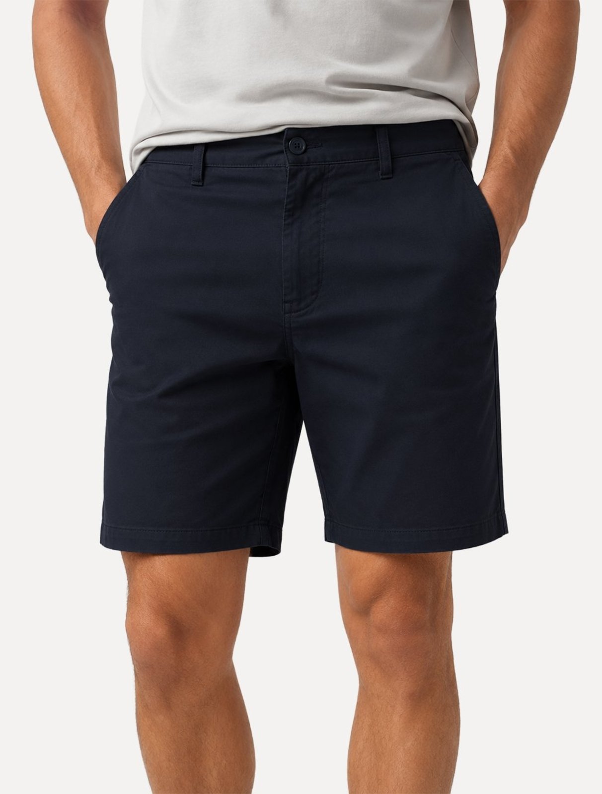 Bermuda Dixen Maculina Sarja Alfa Azul Marinho