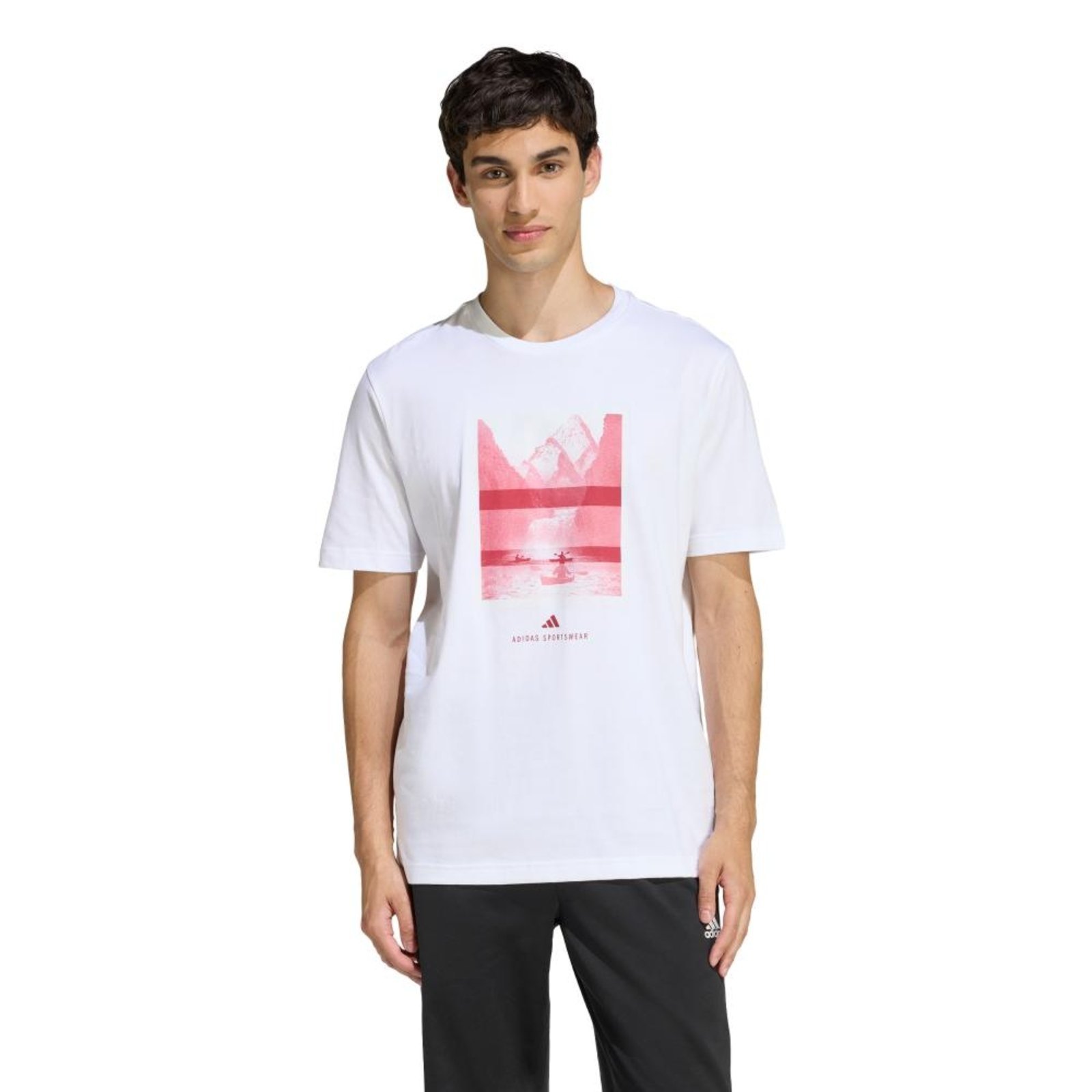 CAMISETA ESTAMPA OUTDOOR KAYAKING adidas Sportswear Branco