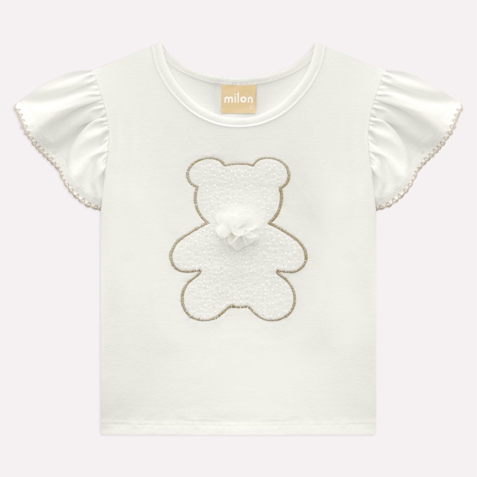 Infantil - Blusa Menina Ursinho Milon