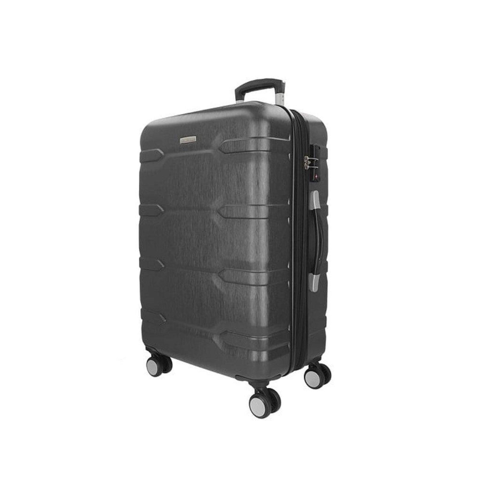 Vista 3 Mala de Viagem Samsonite Rockspin Média Cinza Escuro incolor Samsonite incolor