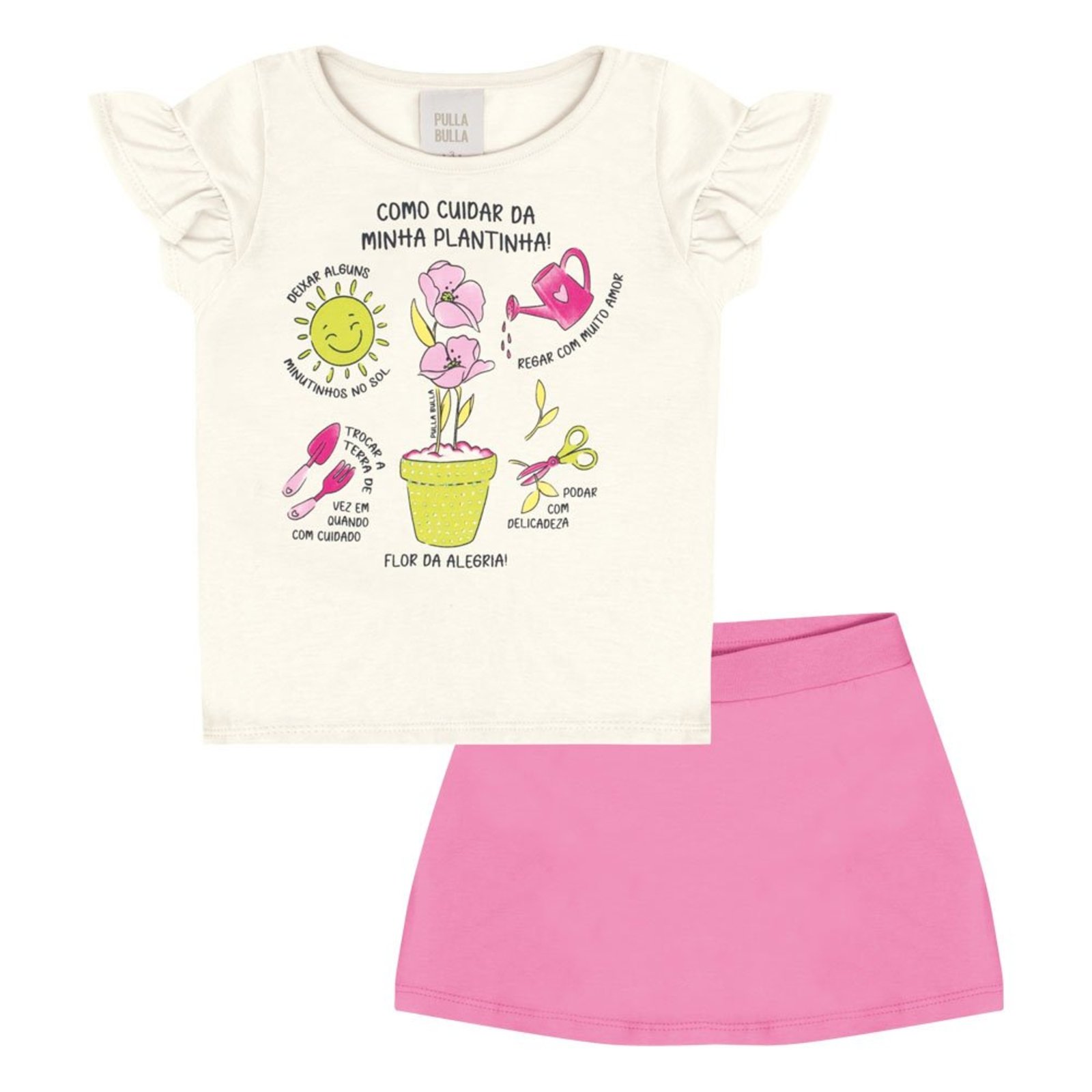 Infantil - Conjunto Primeiros Passos Menina - Off White - 50628-1271 Bege