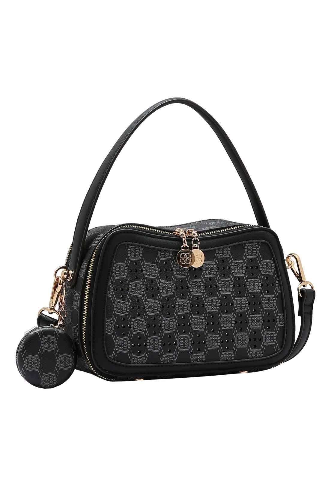 Bolsa Feminina Chenson Original New Cristal Mão Preto 3485030