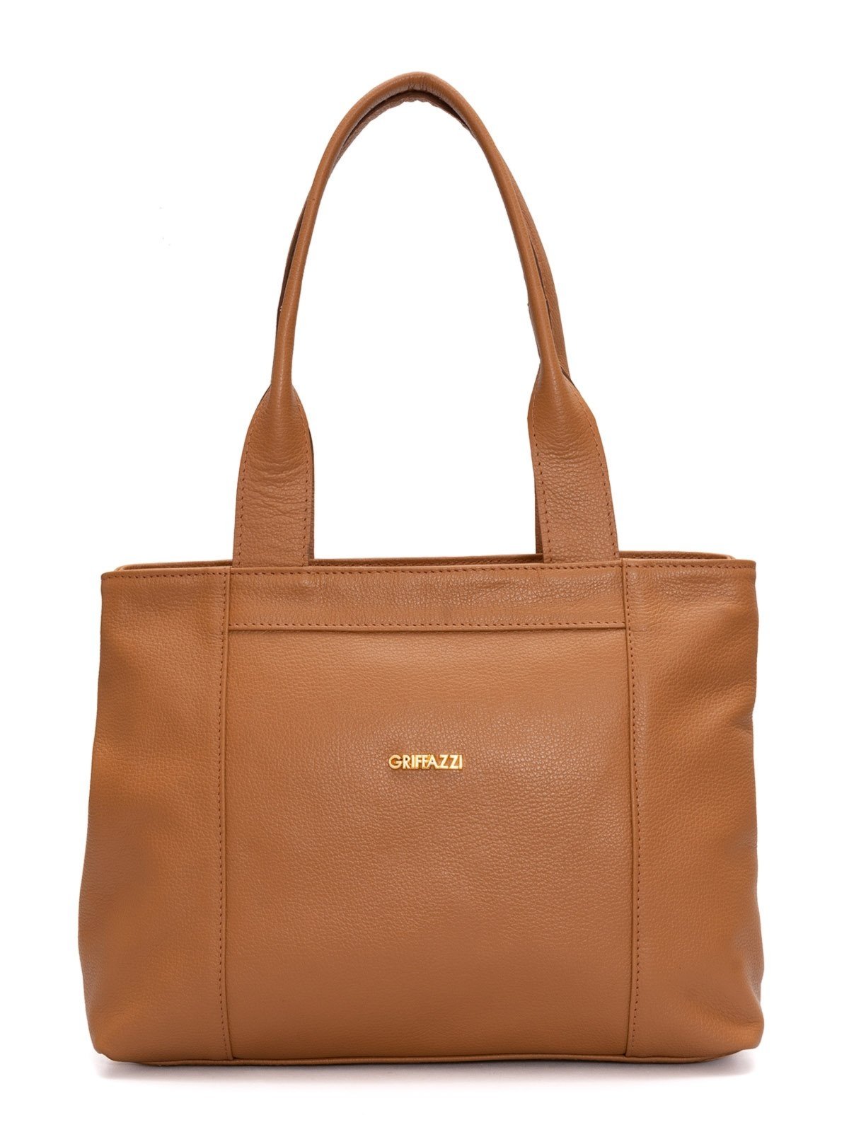 Bolsa de Couro Griffazzi Ombro Caramelo