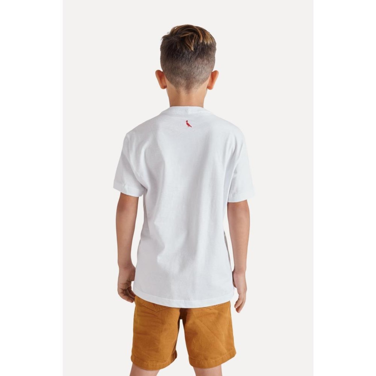 Infantil – Camiseta Pica Pau Musica Reserva Mini Branco