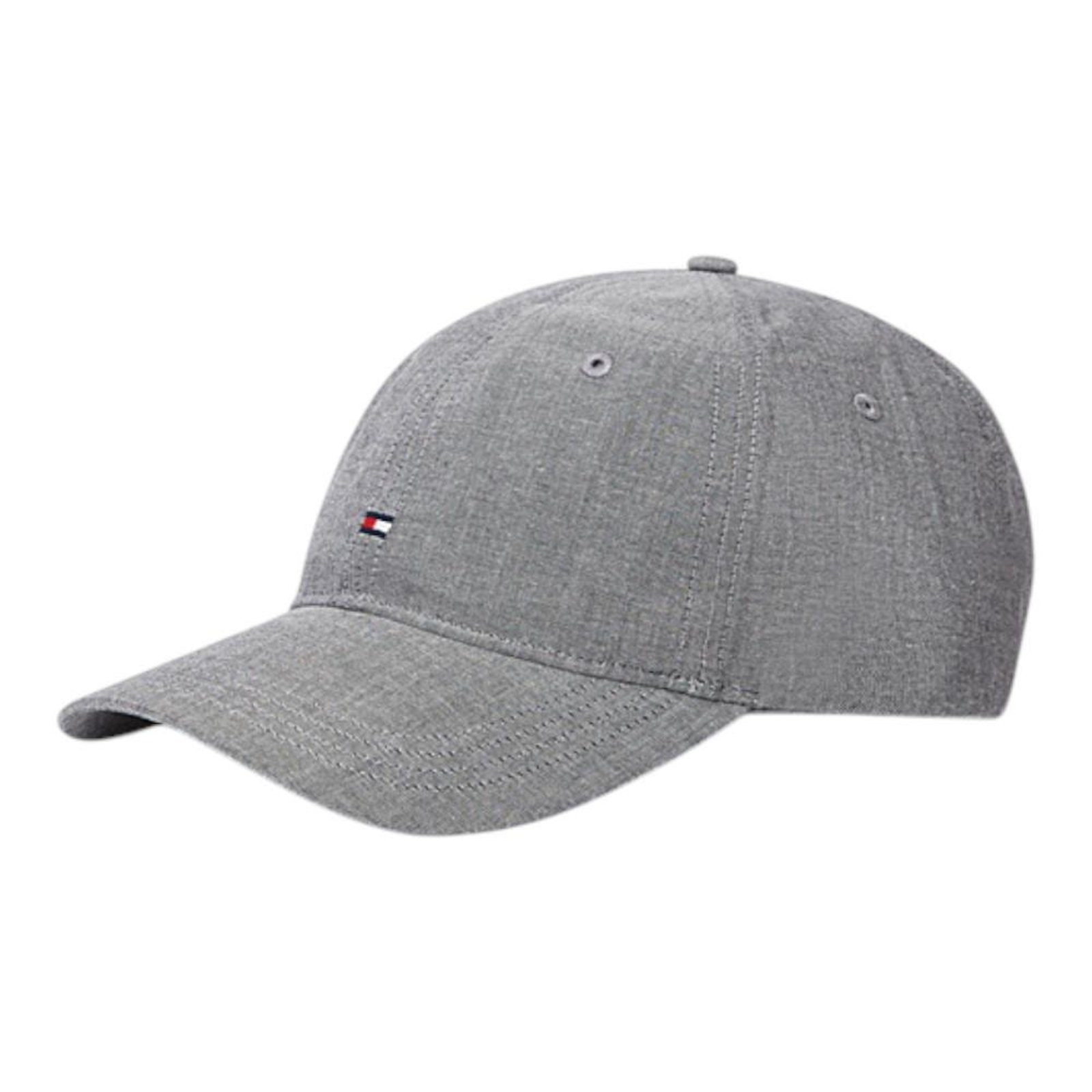 Boné Tommy Hilfiger Flag Chambray Masculino Cinza