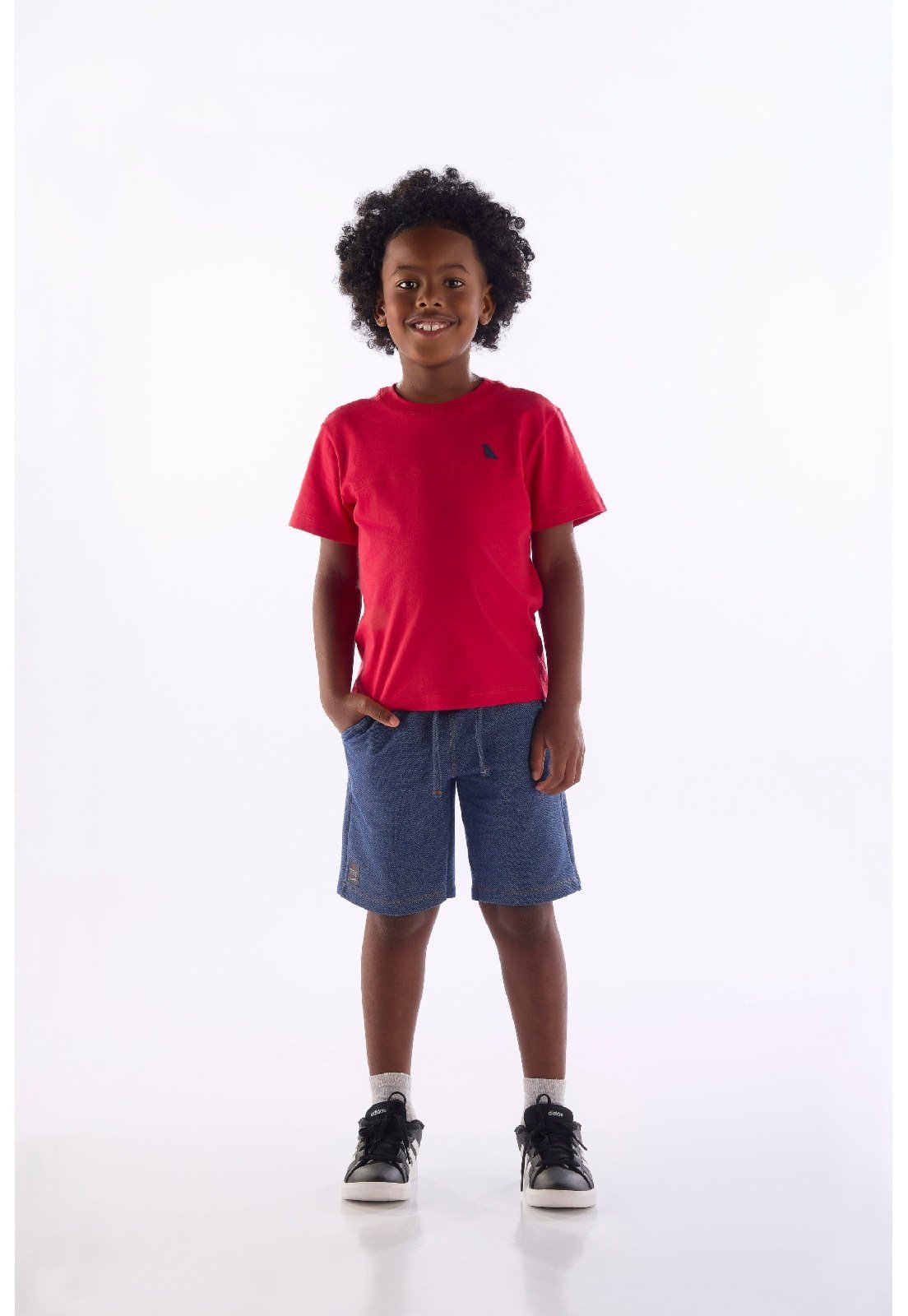 Infantil - Conjunto Camiseta Bermuda Quimby Verde
