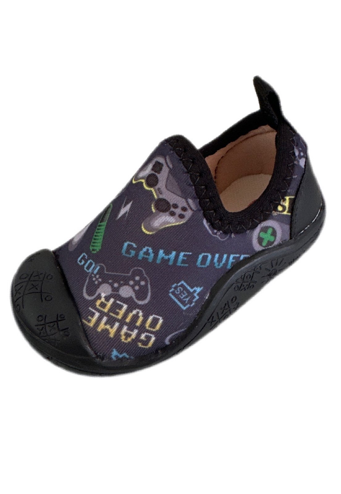 Vista 2 Infantil - Tenis meia calce facil Solzim para meninos Video game SOLZIM CALÇADOS preto SOLZIM CALÇADOS preto