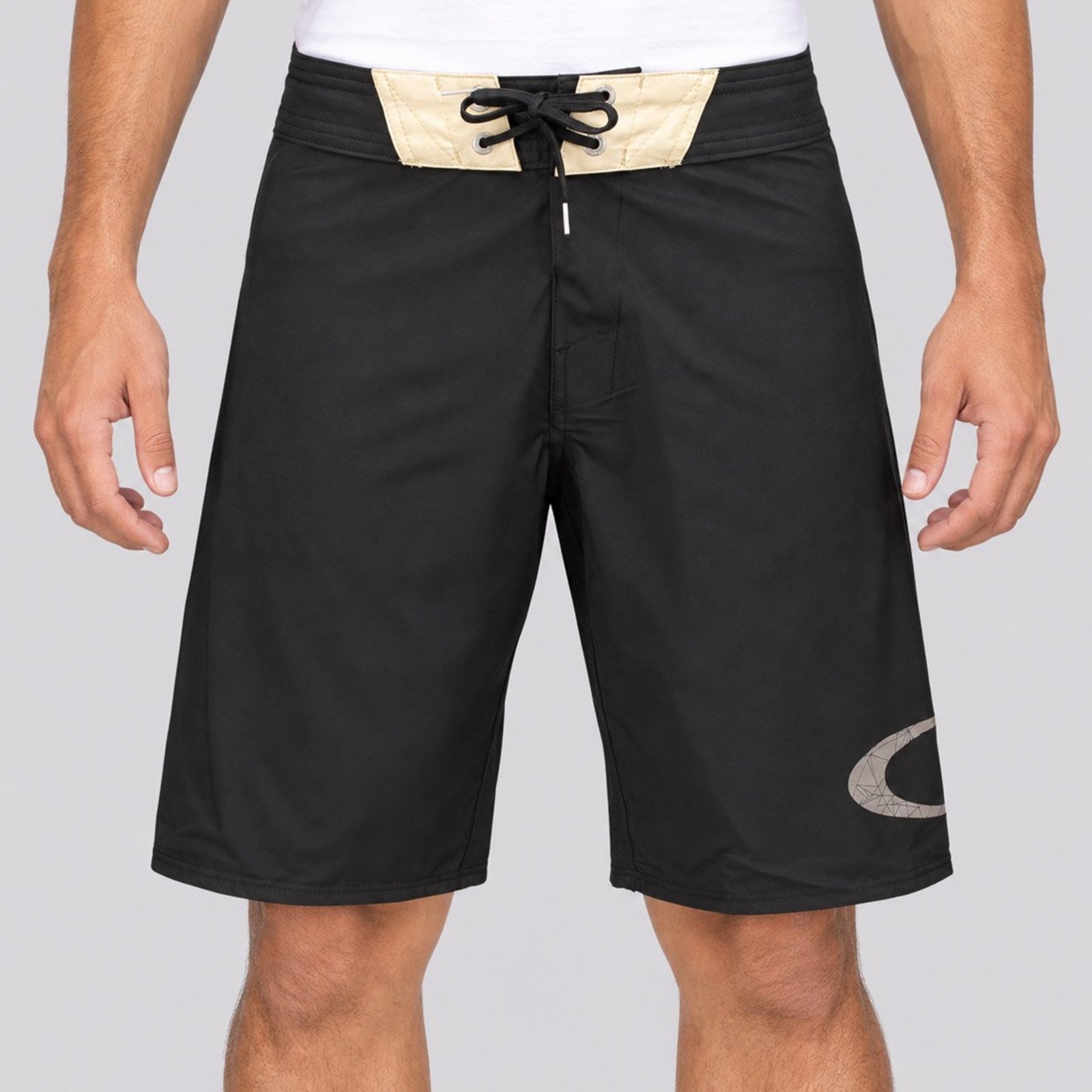 Bermuda Oakley Ocean Waves Ellipse Boardshorts Preto e Marrom