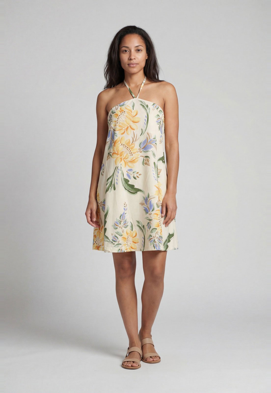 Vestido Feminino Lez a Lez Carmel Floral Off-White
