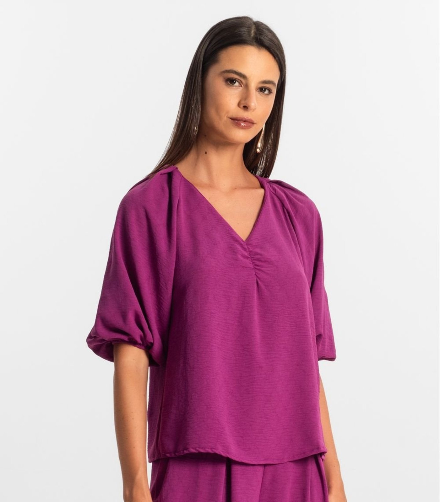Vista 3 Blusa Feminina Rovitex marrom Rovitex marrom