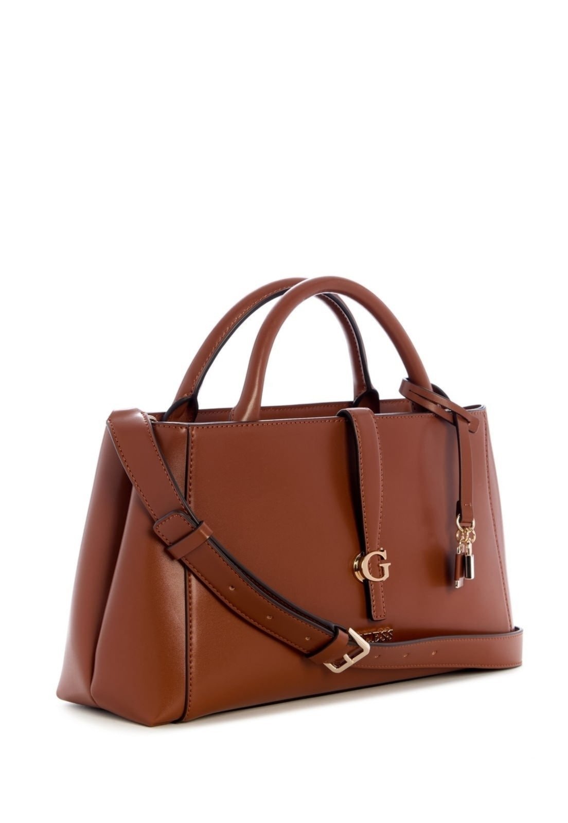 Vista 3 Bolsa Guess Carrie Girlfriend Satchel preto preto