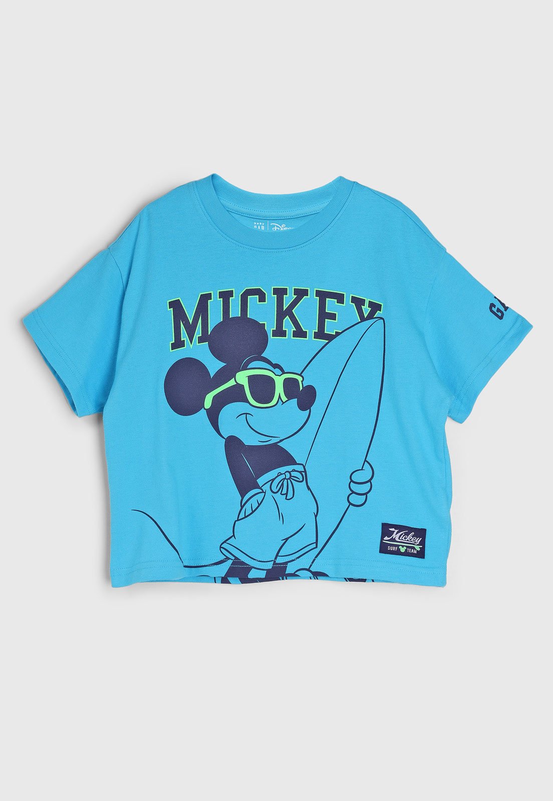 Vista 2 Camiseta Manga Curta GAP Mickey Mouse azul GAP azul