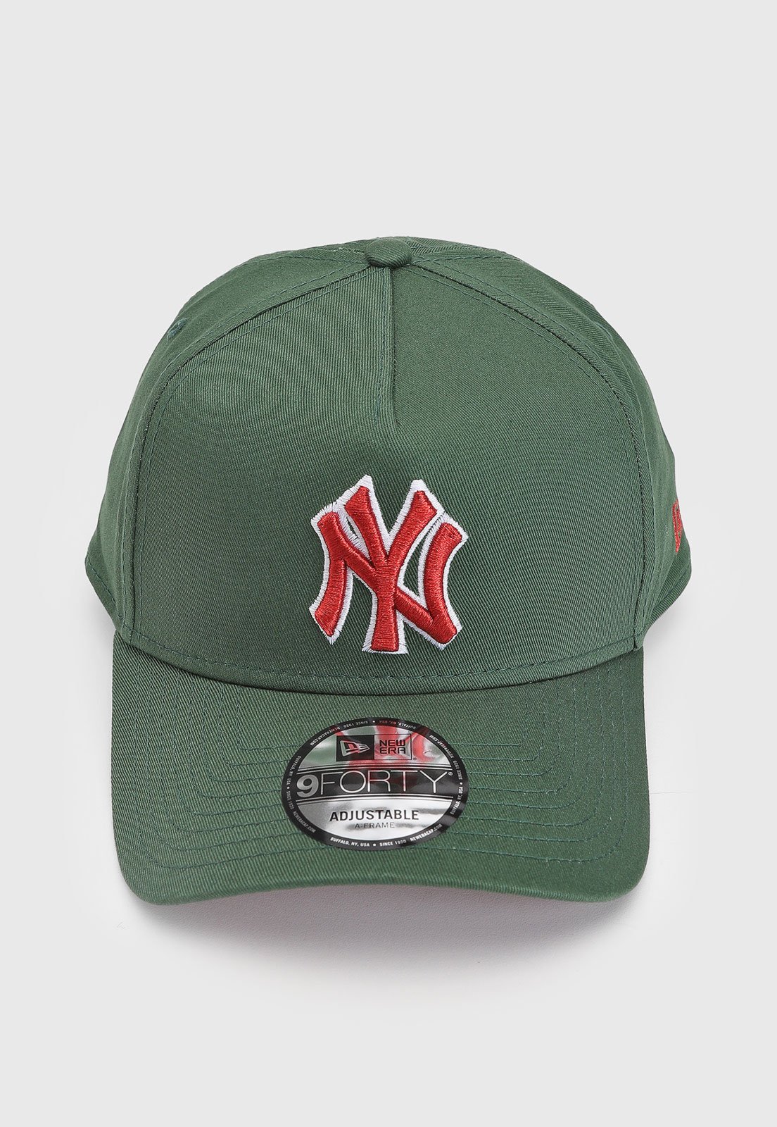 Vista 2 Boné New Era 940AF Yankees Cilantro Metalli new era verde