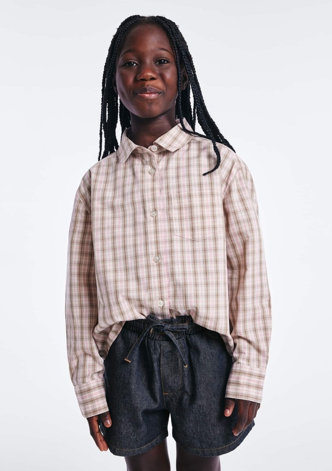 Infantil - Camisa Menina Em Tricoline Hering