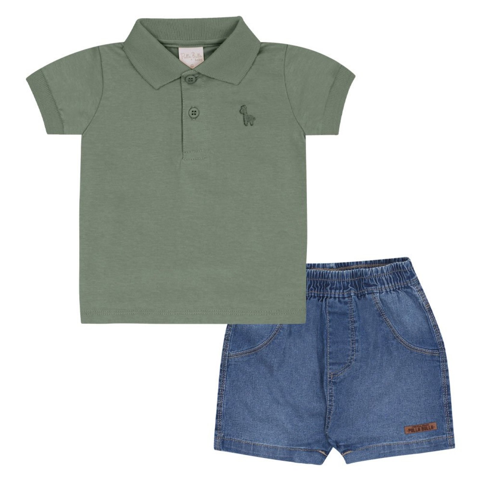 Infantil - Conjunto Verde Pulla Bulla Menino - 53272-63