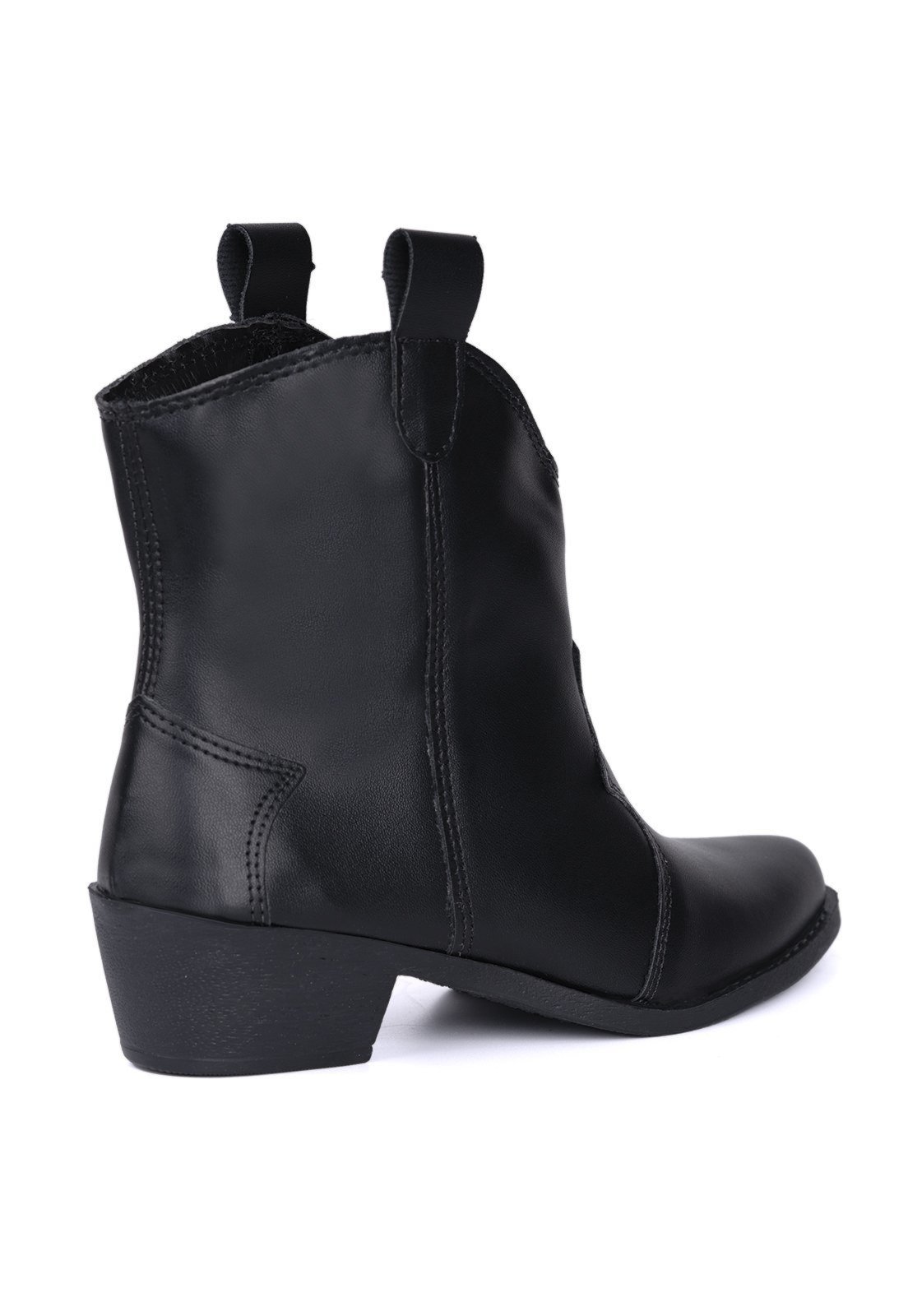 Vista 3 Infantil - Bota Feminina Texana Western Country Bico Fino Moda Menina Fashion preto Menina Fashion preto
