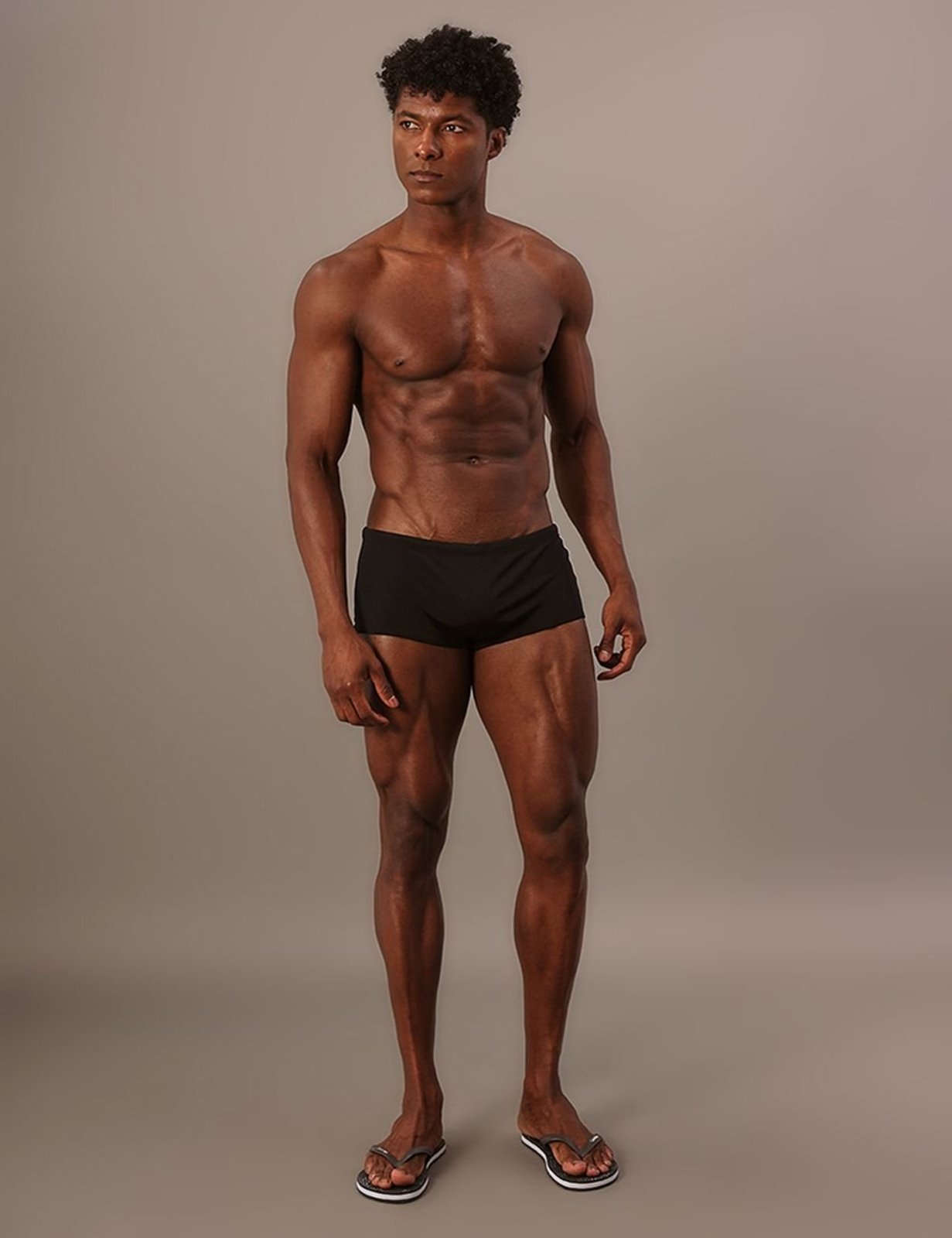 Sunga Trunk Masculino Faixa Bicolor - Preto Calvin Klein Jeans