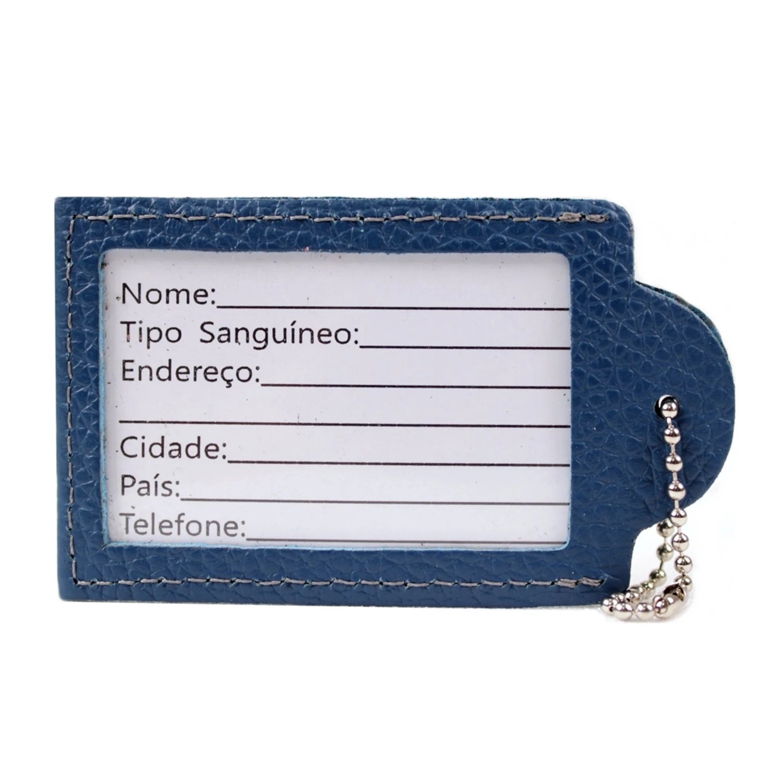 Mini Tag Identificação em Couro Artlux