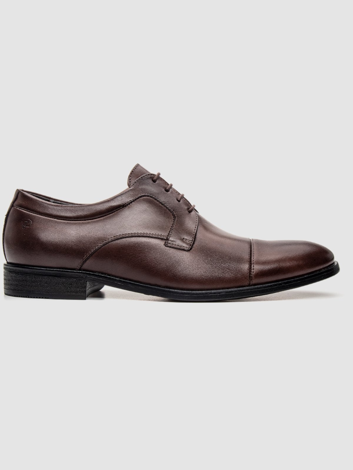 Sapato Masculino Marrom Casual Estilo Derby Confortável Clássico Qualidade Sofisticação E Estilo Zapattero