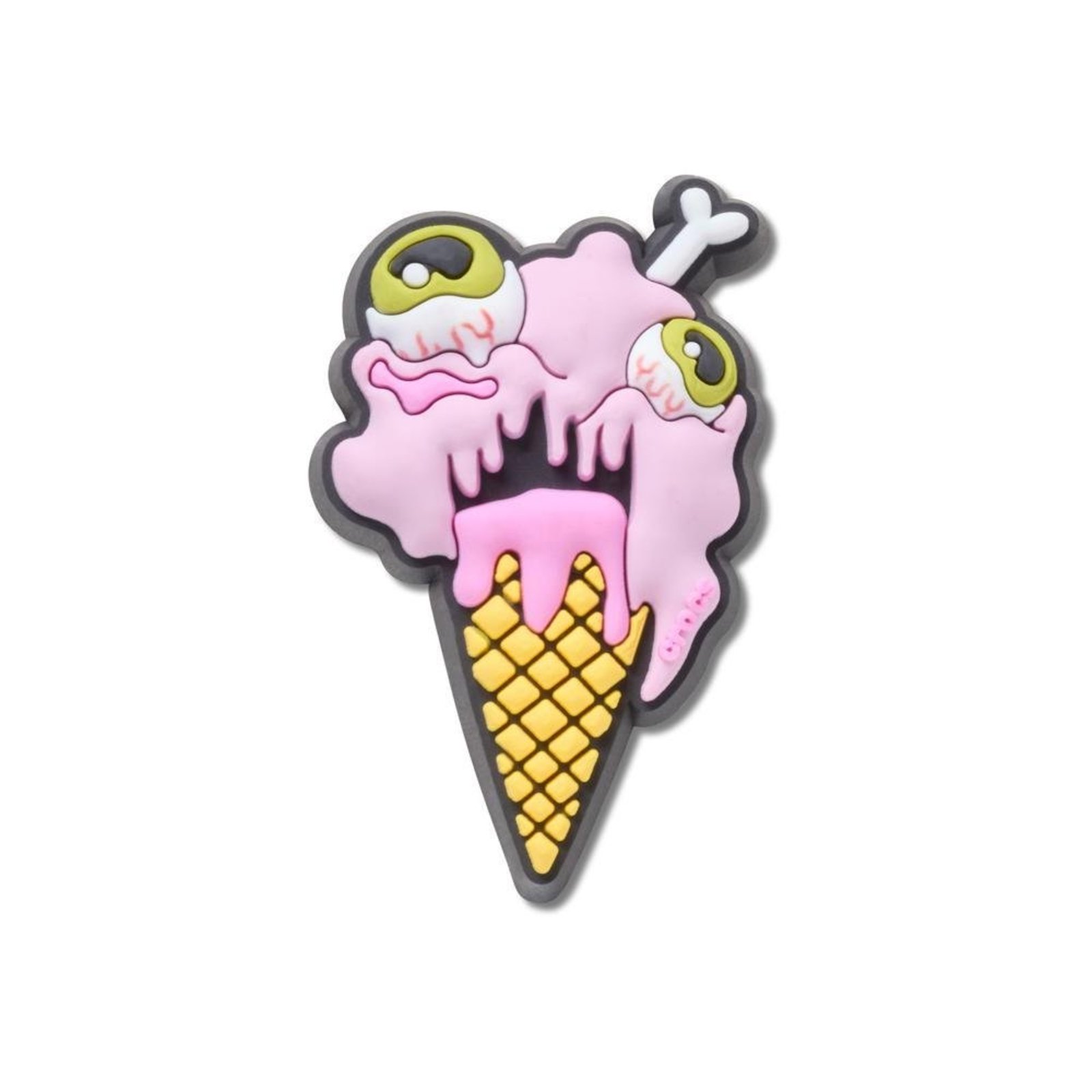 Infantil - Jibbitz™ Sorvete Assustador Único Branco