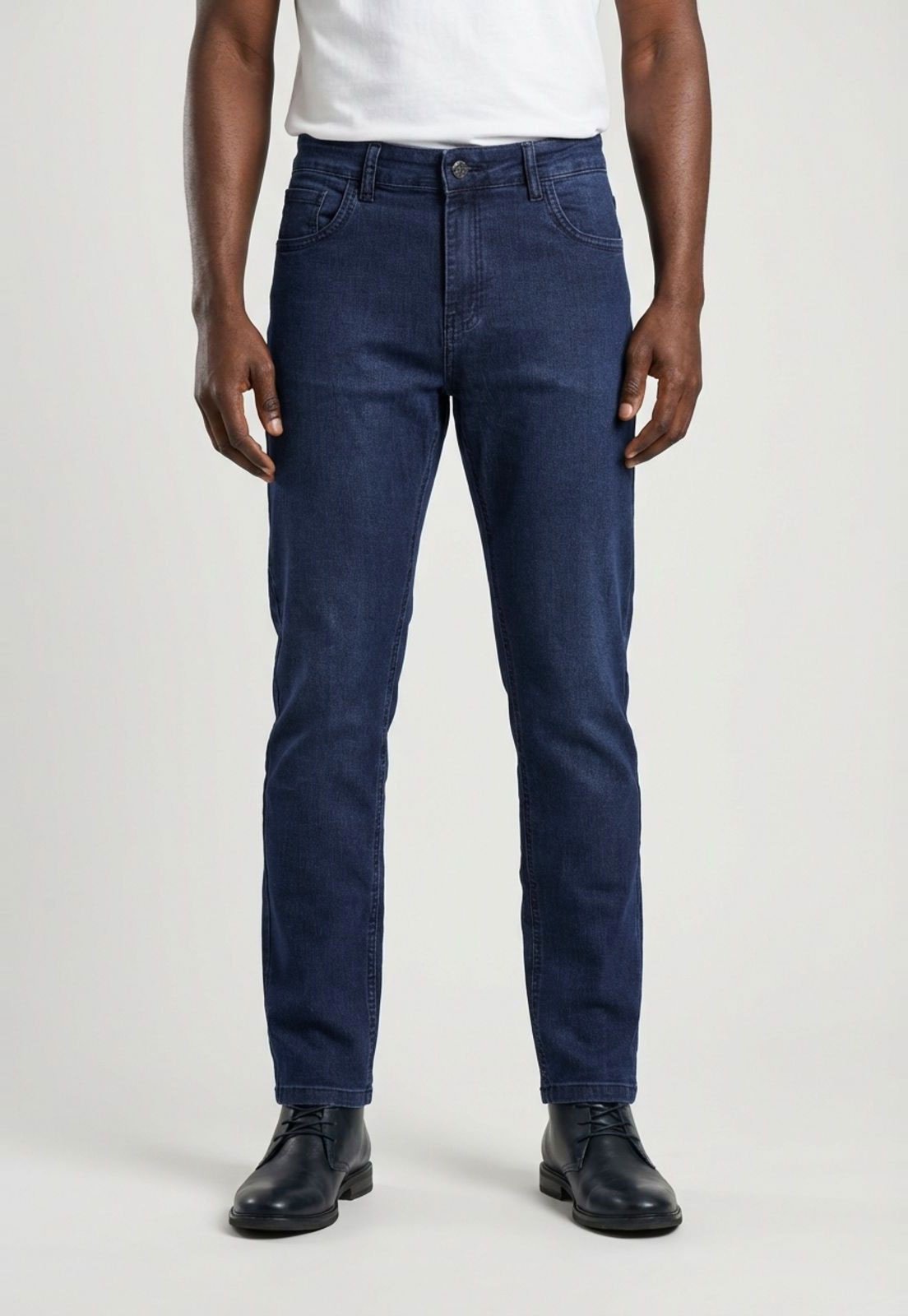 Calça Masculina Aleatory Reta Azul Escura