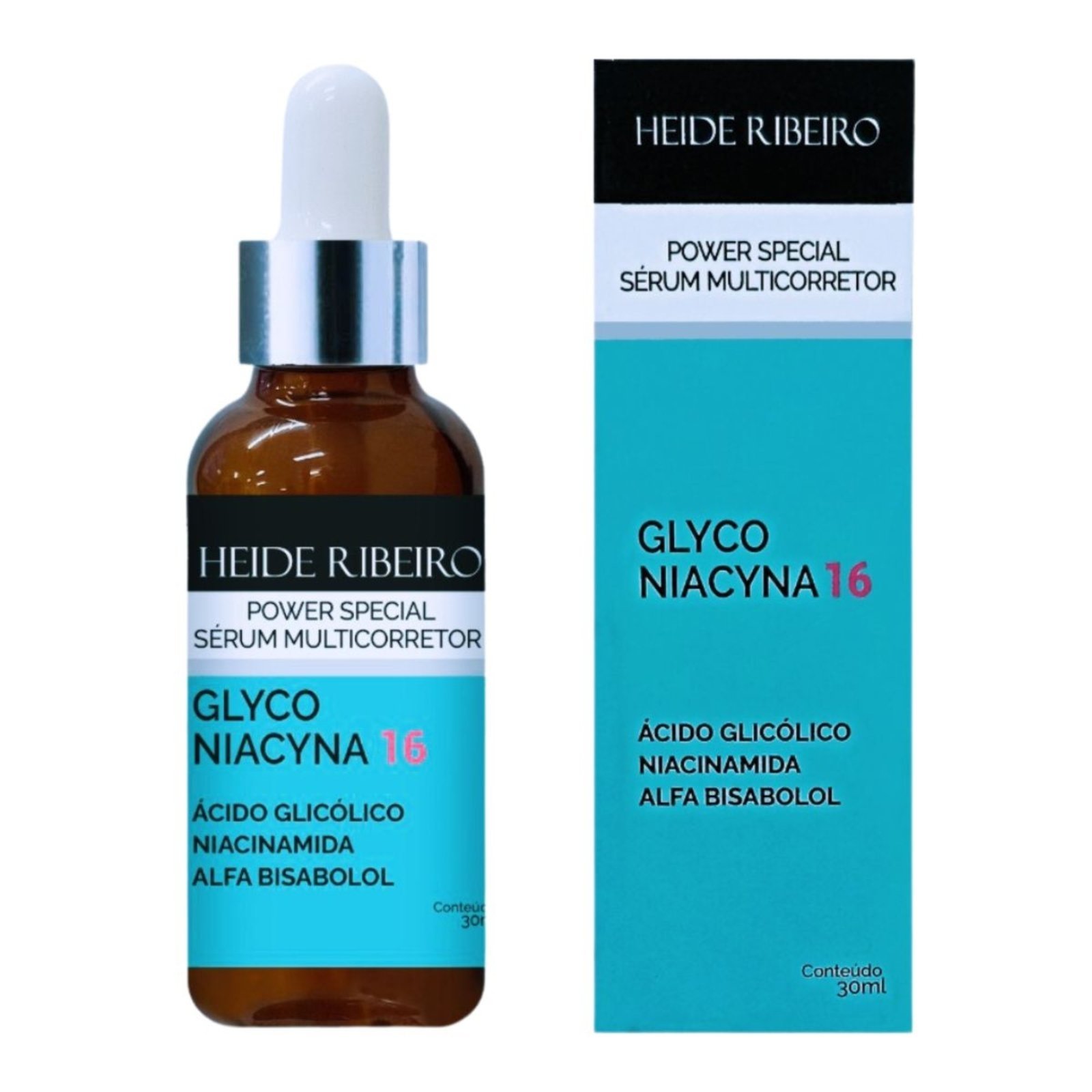 Sérum Glyco Niacyna 16 Heide Ribeiro Multicorretor Tamanho:30ml