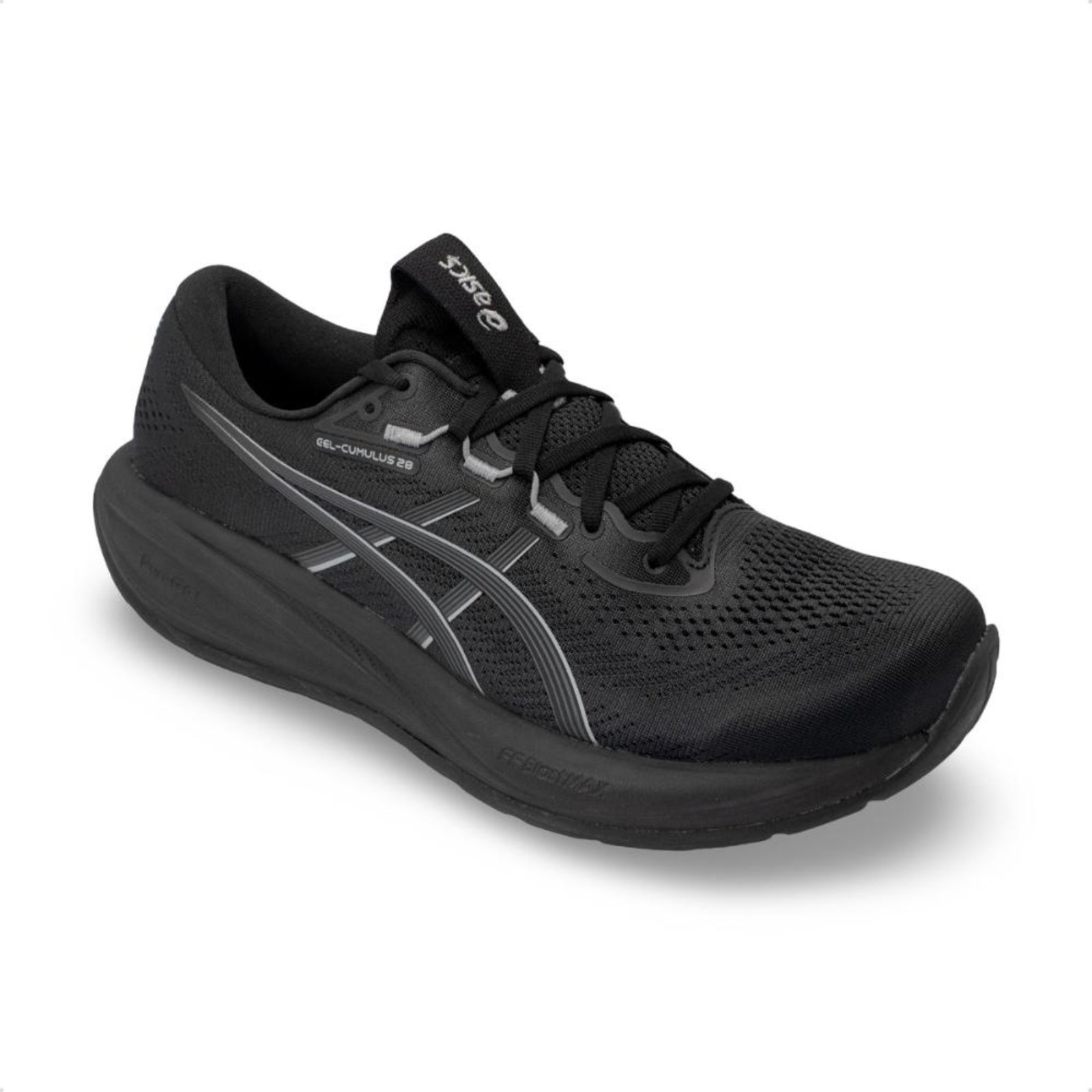Vista 3 Tênis Asics Masculino Gel-Cumulus 28 Corrida preto ASICS preto