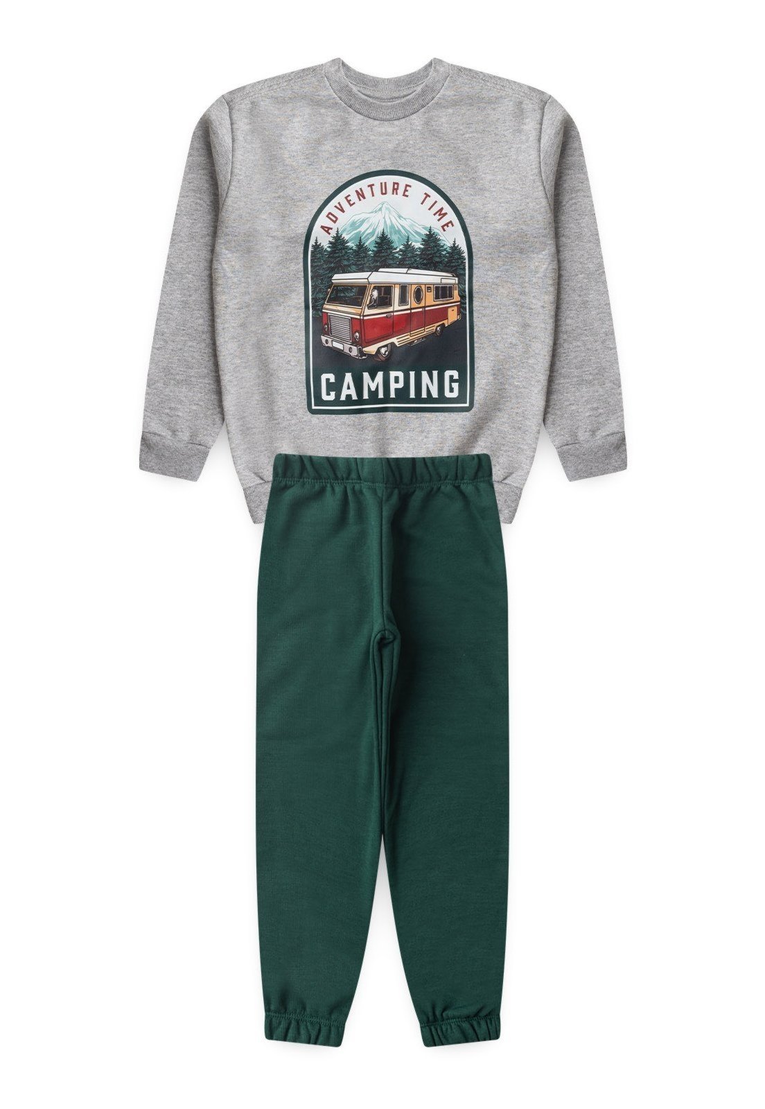 Vista 2 Infantil - Conjunto Bem Vestir Masculino Camping cinza BEM VESTIR cinza