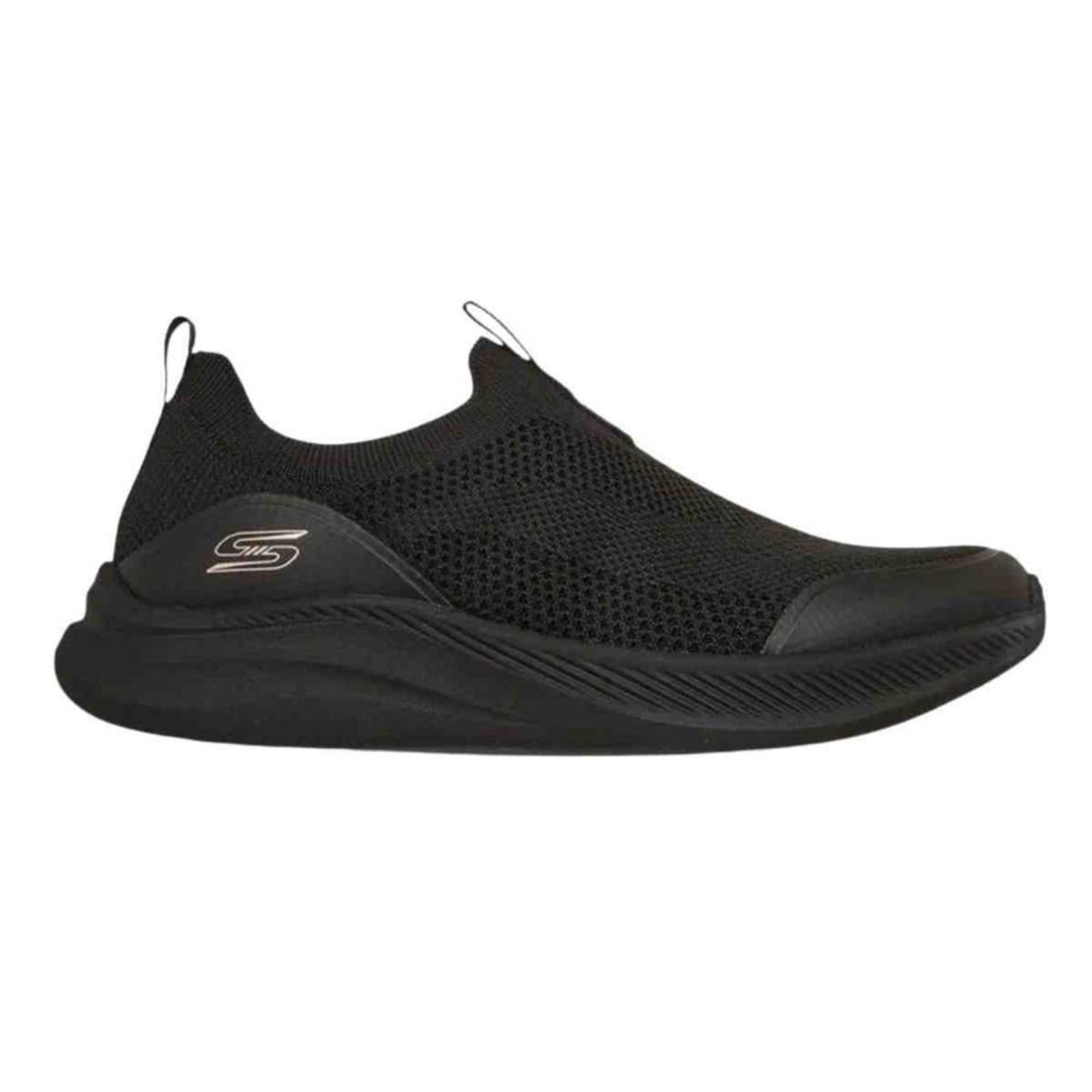 Tênis Corrida Feminino Skechers Bobs Moda Flex Preto