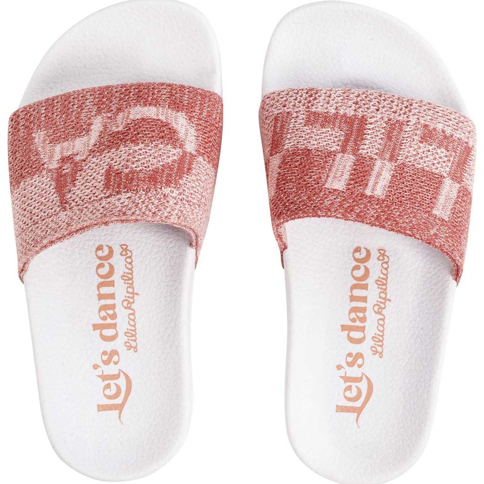 Vista 3 Infantil - Chinelo Slide NeoKnit Let's Dance Lilica Lilica Ripilica vermelho Lilica Ripilica vermelho