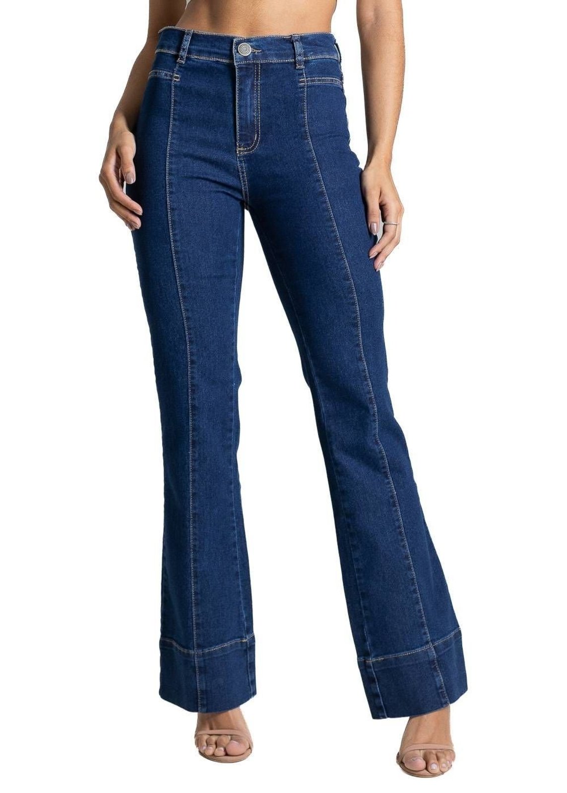 Calça Jeans Sawary Boot Cut - 284048 - Azul - Sawary