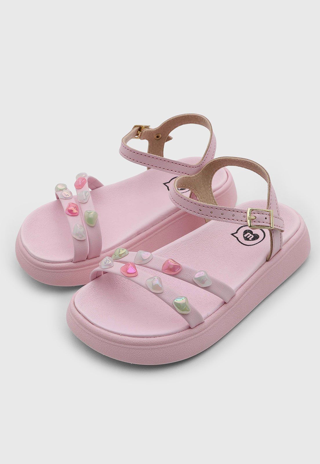 Infantil - Sandália Molekinha Tiras Rosa