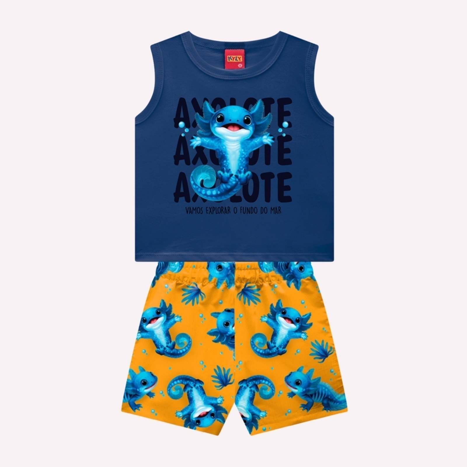 Infantil - Conjunto Menino Axolote Kyly