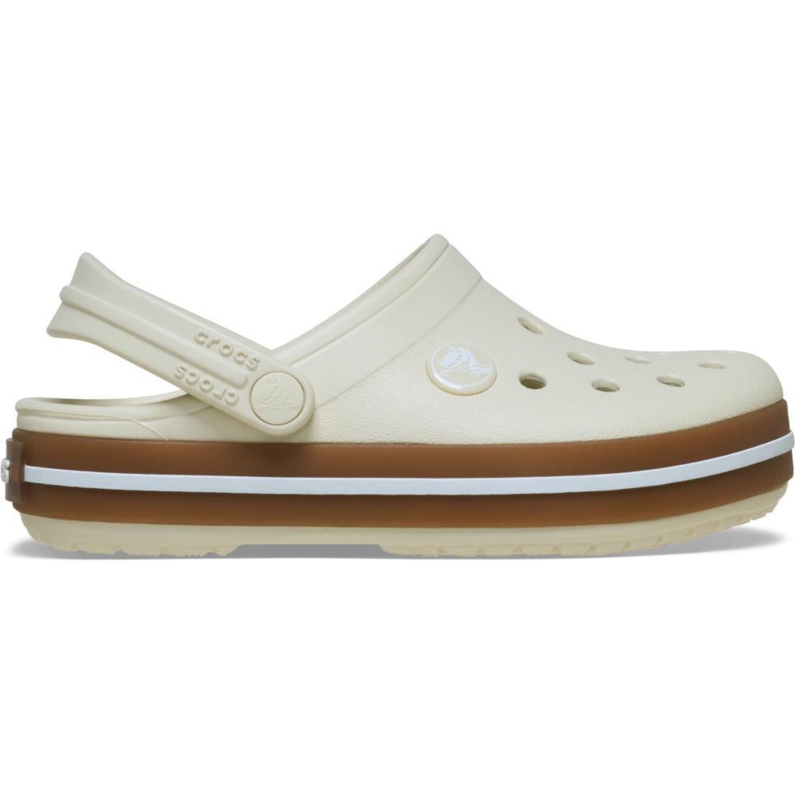 Vista 2 Infantil - Sandália Crocs Crocband Gum Clog T Summit White Branco branco white Crocs branco white
