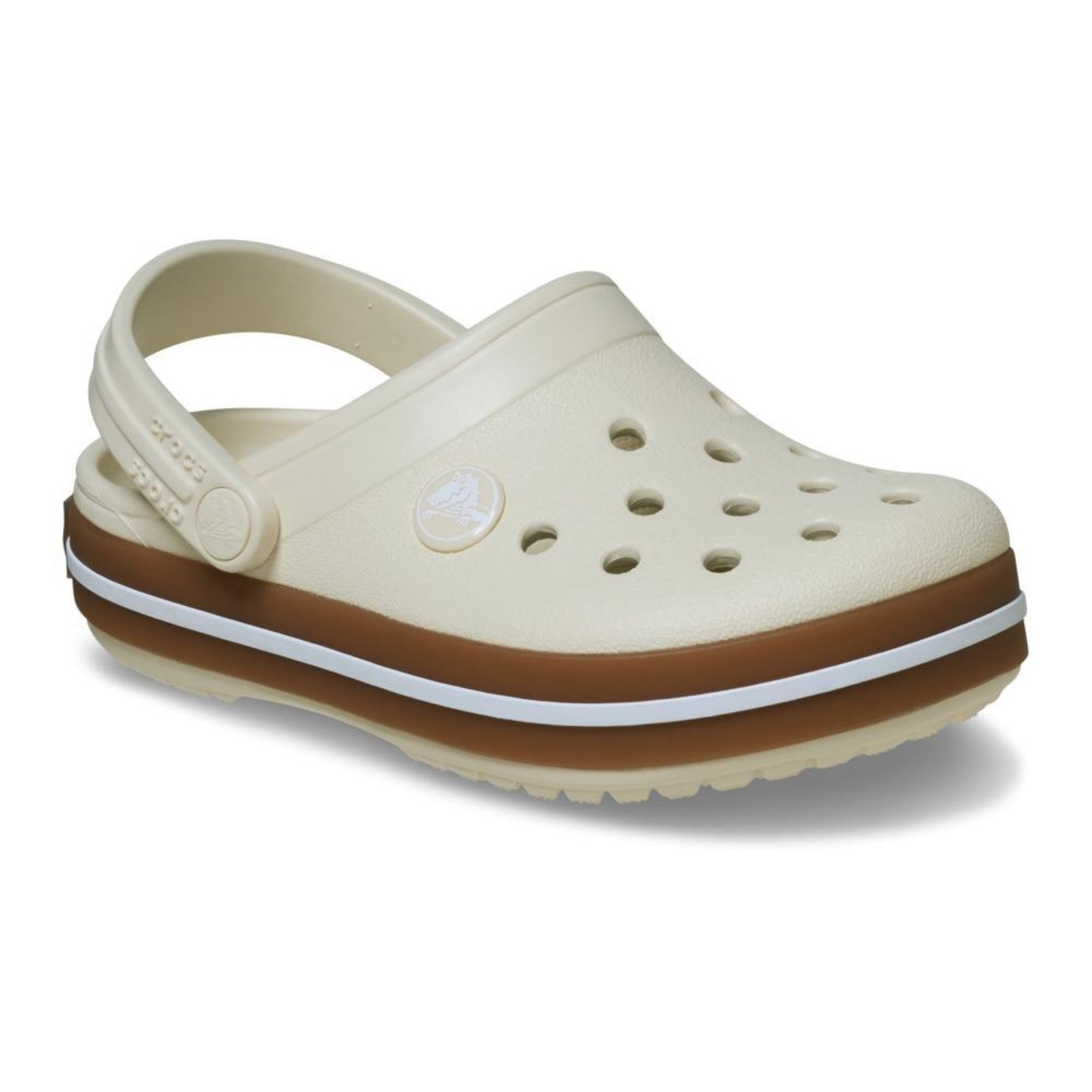 Vista 3 Infantil - Sandália Crocs Crocband Gum Clog T Summit White Branco branco white Crocs branco white