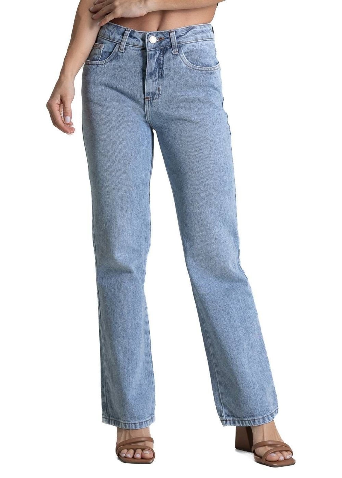 Calça Jeans Sawary Reta - 282940 - Azul - Sawary