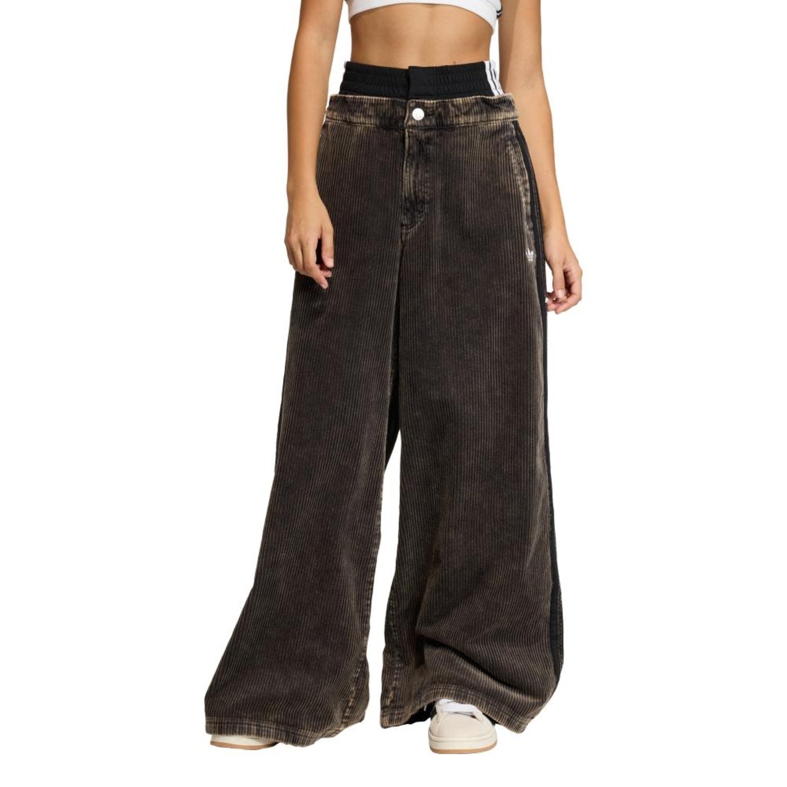 CALÇA OVERSIZED CORDUROY SST adidas Originals Preto